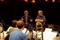 Photograph: [John Murphy and Jay Saunders at Bobby McFerrin concert, 1]