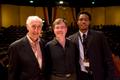 Primary view of [Eugene Rousseau, Eric Nestler, and Sylvester Onyejiaka at the 15th World Saxophone Congress]