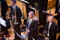 Thumbnail image of item number 1 in: '[One O'Clock Lab Band trombone section at the 15th World Saxophone Congress, 3]'.