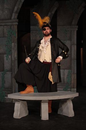 Primary view of object titled '["The Pirates of Penzance" promotional photograph with Matt Stump, 4]'.