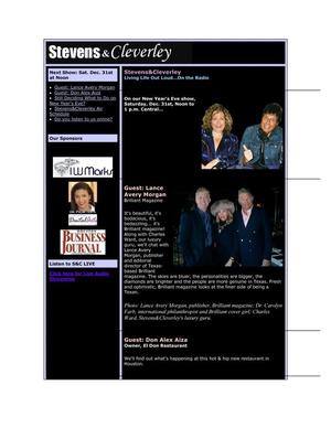 Primary view of object titled '[Stevens&Cleverly Newsletter]'.