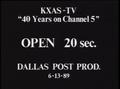 Video: [News Clip: KXAS-TV 40th Anniversary]