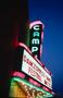 Photograph: [The Campus Theatre sign, at night]