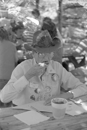 Primary view of object titled '[An elderly Terlingua Chili Cook-Off Judge, 3]'.