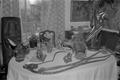 Photograph: [Various items on a table at the home of "The Texas Kid" Willard Wats…