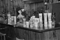 Photograph: [Items on a bar at the home of Willard Watson, "The Texas Kid", 2]