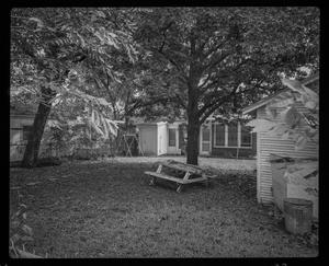 Primary view of object titled '[Backyard picnic table]'.