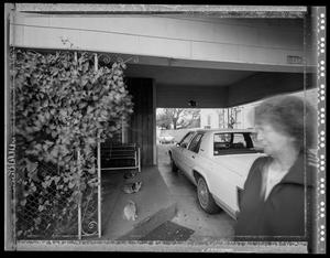 Primary view of object titled '[Cat Carport Lady, 1991]'.