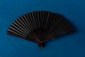 Thumbnail image of item number 1 in: 'Folding mourning fan'.
