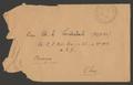 Thumbnail image of item number 3 in: '[Postcard and envelope from France during WWI]'.