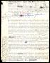 Thumbnail image of item number 1 in: '[Pedro J. Gonzalez family history, with annotations]'.