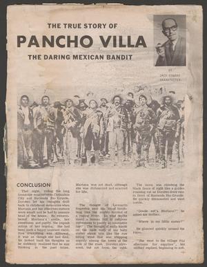 Primary view of object titled '[Clipping: The True Story of Pancho Villa - The Daring Mexican Bandit]'.