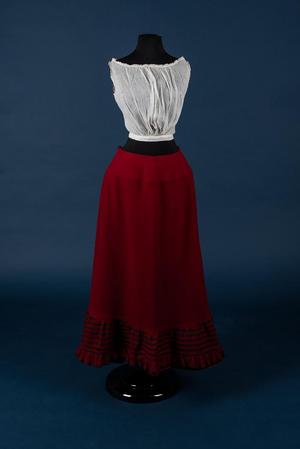 Primary view of object titled 'Wool petticoat'.