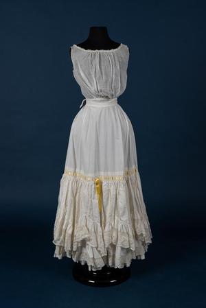 Primary view of object titled 'Cotton petticoat'.