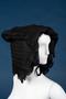 Thumbnail image of item number 2 in: 'Black linen bonnet'.