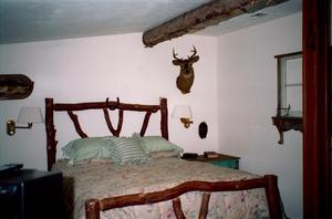 Primary view of object titled '[A bedroom at the Guest House, 2]'.