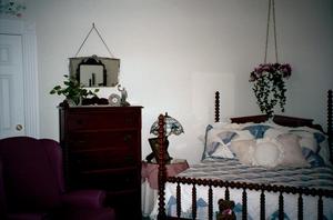 Primary view of object titled '[A bedroom at the Country Place at Cross Roads, 3]'.