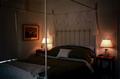 Photograph: [A canopy bed at Godfrey's Place Inn, 2]