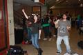 Photograph: [Students Dancing in UNT Coliseum Halls]