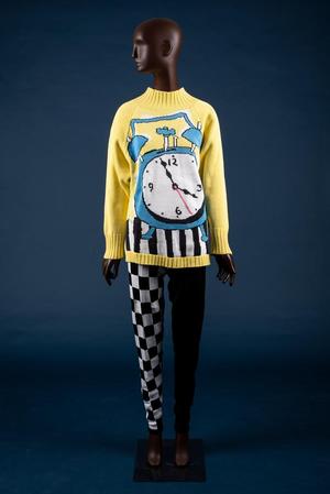 Primary view of object titled '"Alarm Clock" knit ensemble'.