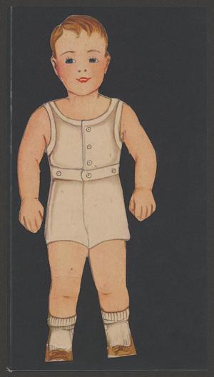 Primary view of object titled '[Billy - the paper doll]'.