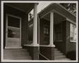 Primary view of [Columns on the front porches of two homes]