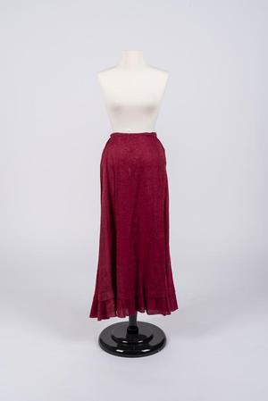 Primary view of object titled 'Red petticoat'.