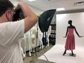 Photograph: [Andrew Jones photographs a cotton dress]