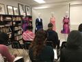 Primary view of [Students sketching from fashion outfits]