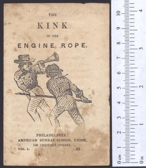 Primary view of object titled 'The kink in the engine rope.'.