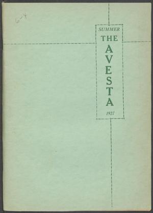 Primary view of object titled 'The Avesta, Volume 6, Number 4, Summer, 1927'.
