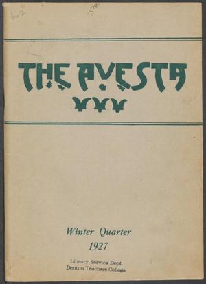 Primary view of object titled 'The Avesta, Volume 6, Number 2, Winter, 1927'.