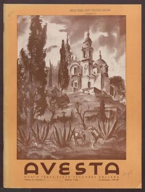 Primary view of object titled 'The Avesta, Volume 21, Number 1, Spring, 1942'.