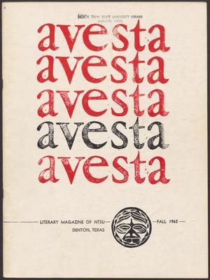 Primary view of object titled 'The Avesta, Volume 41, Number 1, Fall, 1962'.