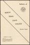 Thumbnail image of item number 1 in: 'North Texas State College Schedule of Classes: Fall 1953'.