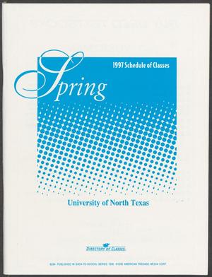 Primary view of object titled 'University of North Texas Schedule of Classes: Spring 1997'.