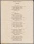 Primary view of North Texas State Teachers College Schedule of Examinations: Second Semester 1933 - 1934
