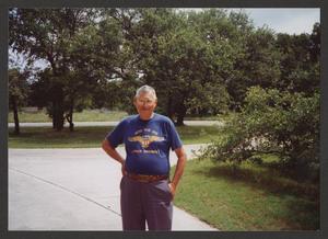 Primary view of object titled '[Jerome Reed Coleman wearing a Junior Birdmen shirt]'.