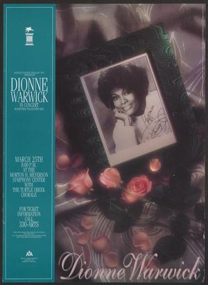 Primary view of object titled '[Turtle Creek Chorale: Dionne Warwick in Concert]'.