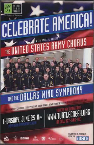 Primary view of object titled '[Celebrate America! with special guests The United States Army Chorus]'.