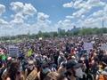 Primary view of [Protest March from Huston-Tillotson University to the Texas State Capitol]