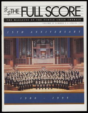 Primary view of object titled 'The Full Score, Volume 2, Number 3, Spring 1995'.