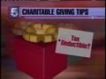Video: [News Clip: Charity giving]