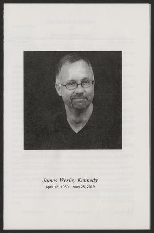 Primary view of object titled '[Celebration of Life for James Wesley Kennedy]'.
