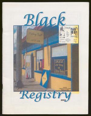 Primary view of object titled 'The Black Registry: 2001'.