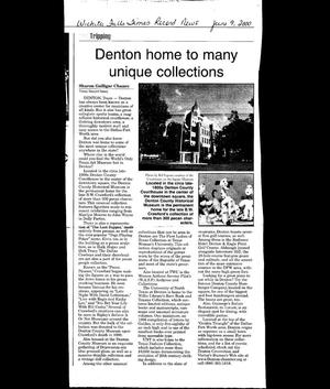 Primary view of object titled '[Discover Denton: Tourism Articles and Tour Arrangements]'.