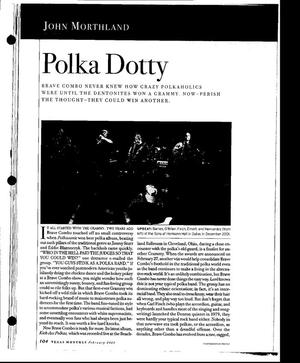 Primary view of object titled '[Polka Dotty]'.