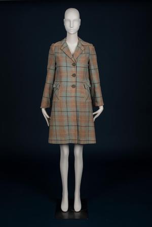 Primary view of object titled 'Plaid wool coat'.