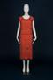 Thumbnail image of item number 1 in: 'Orange beaded dress'.