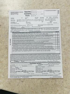 Primary view of object titled '[COVID-19 Vaccination Booster Consent Form]'.
